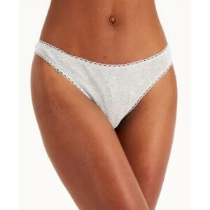 Charter Club Womens Lace-Trim Pretty Cotto Bright White XXL